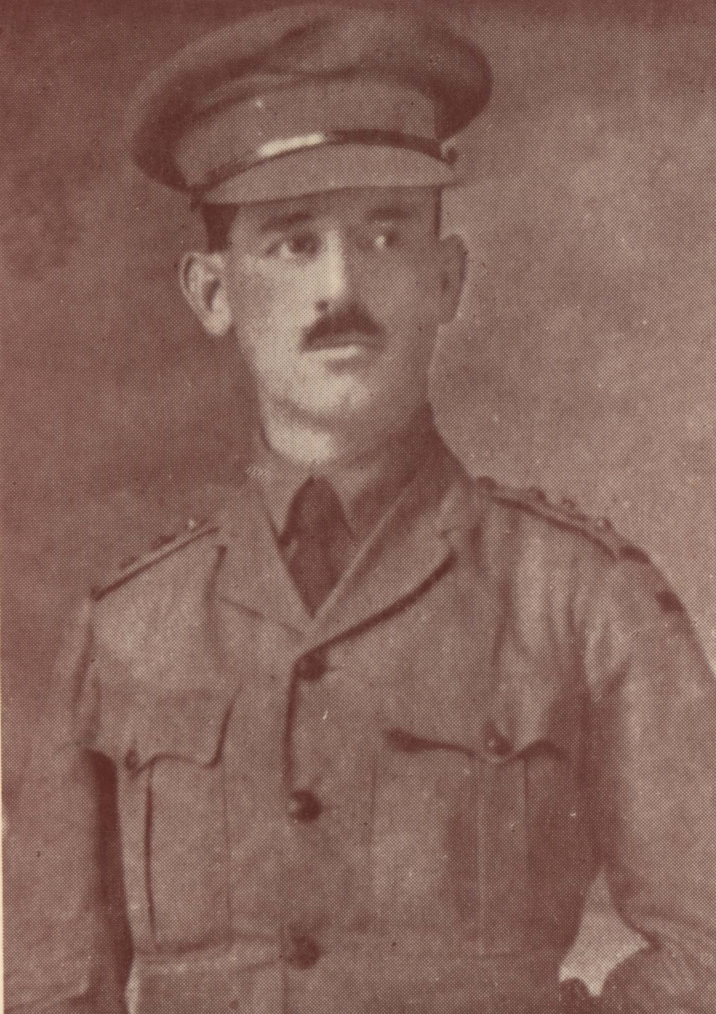 Reference portrait used to create a bronze memorial statue