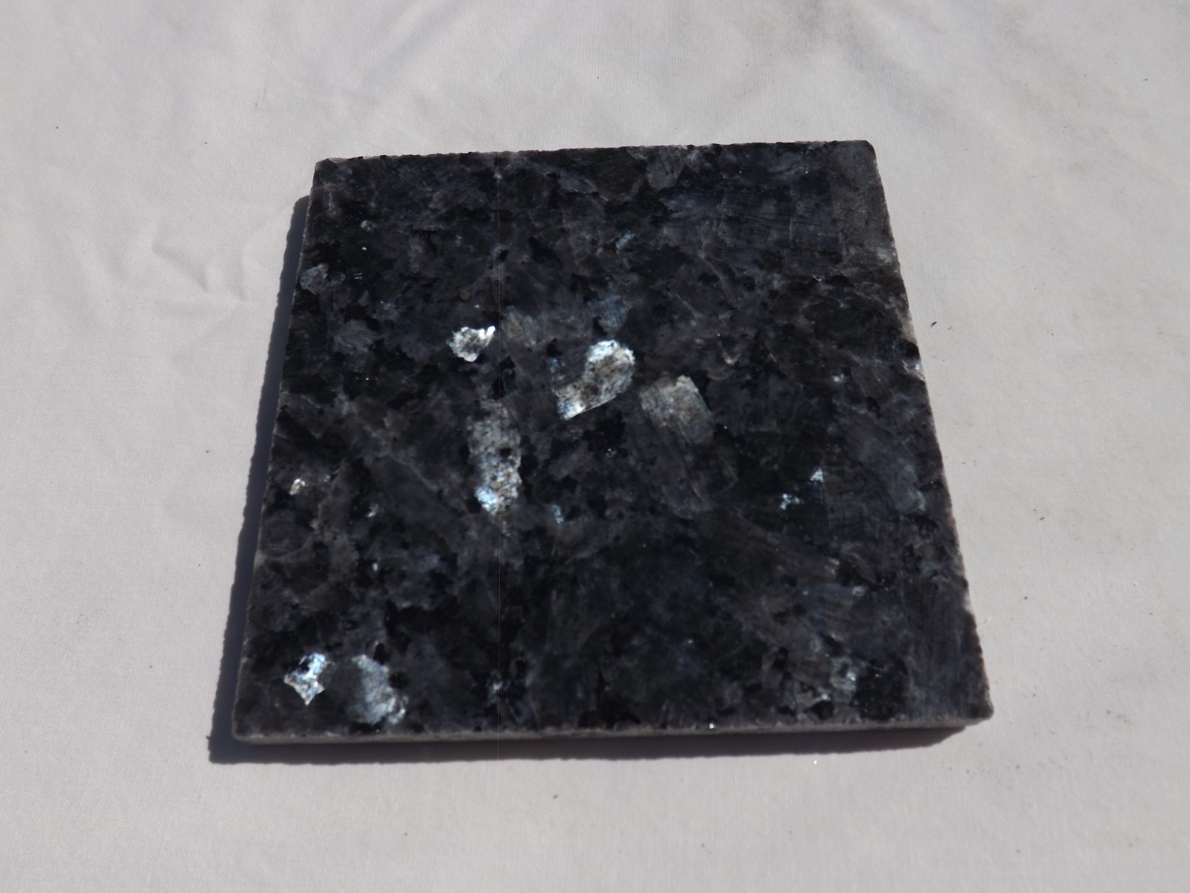 Blue Pearl granite sample