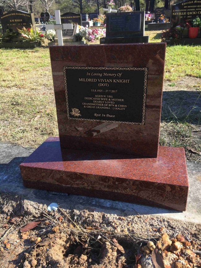 Headstone example 21