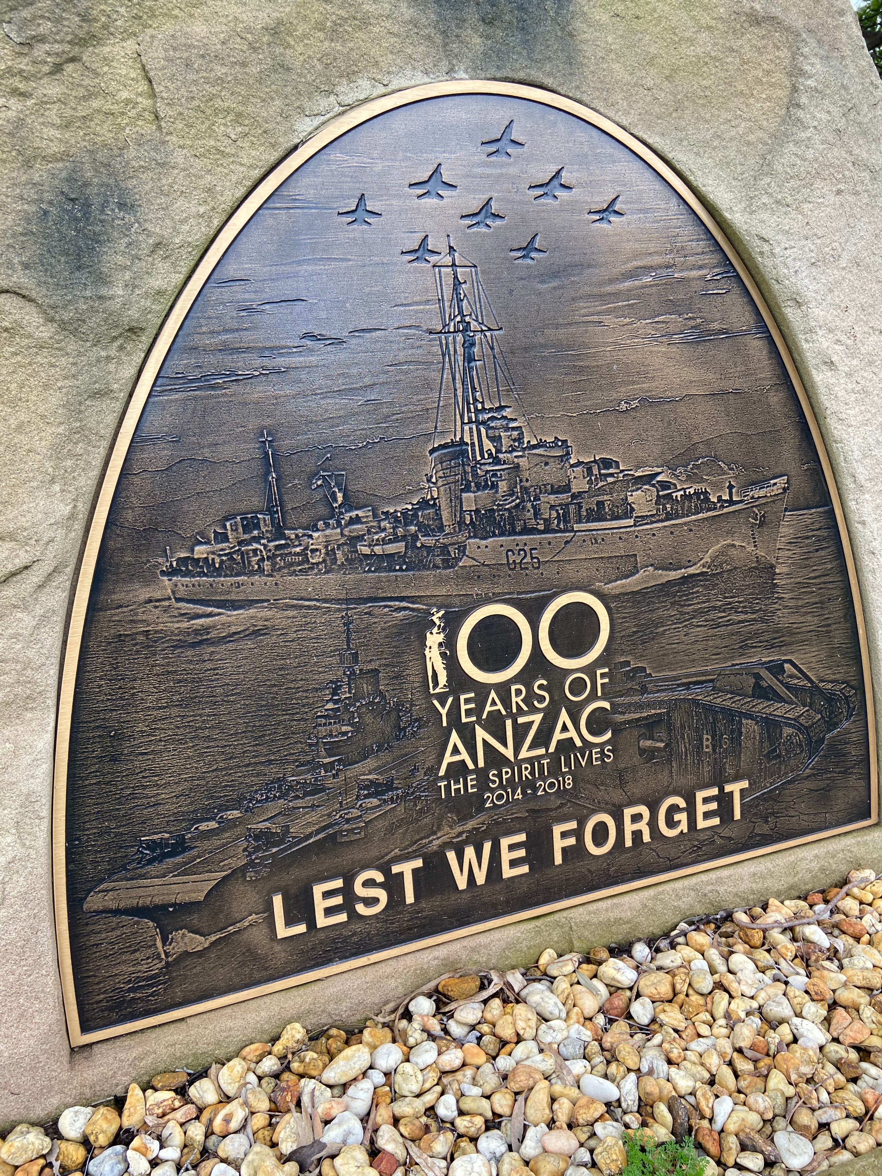Custom memorial plaque example 6