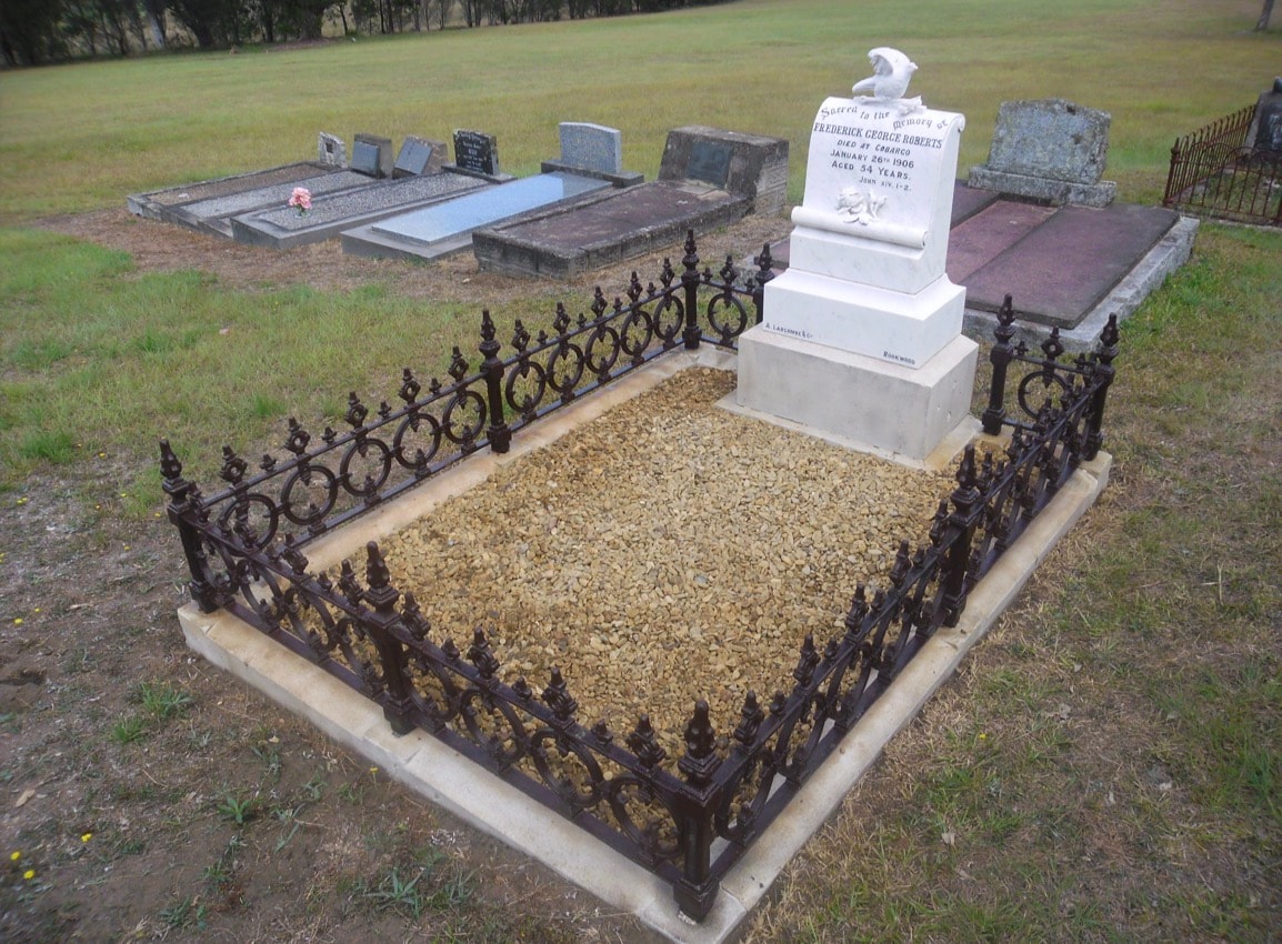 Memorial after restoration