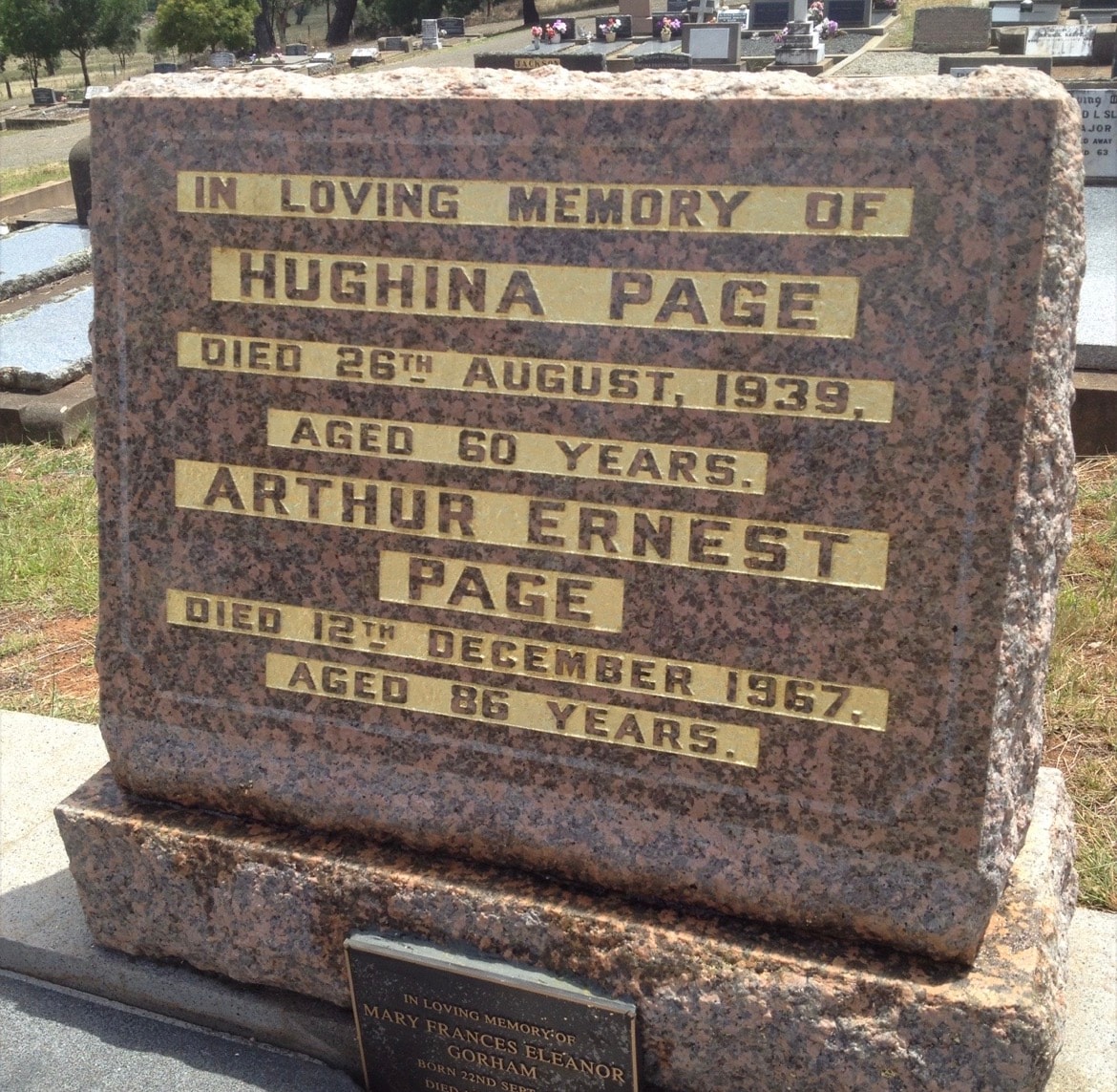 Memorial restoration example 13